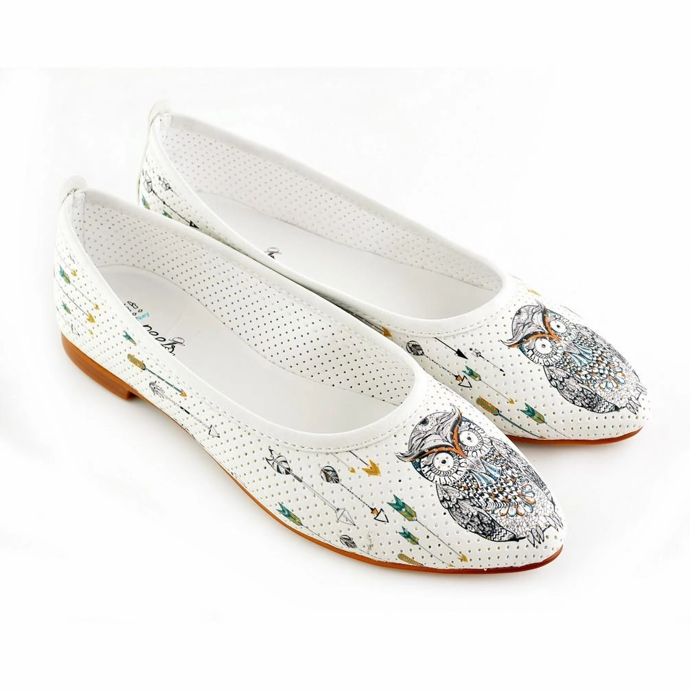 Fire Red Ballerinas Shoes NDB101