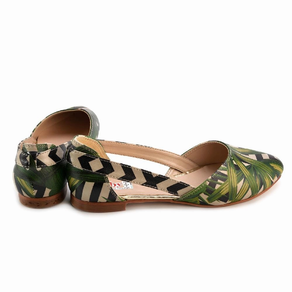 Anti Slip Stretchable Material Ballerinas Shoes OMR7014