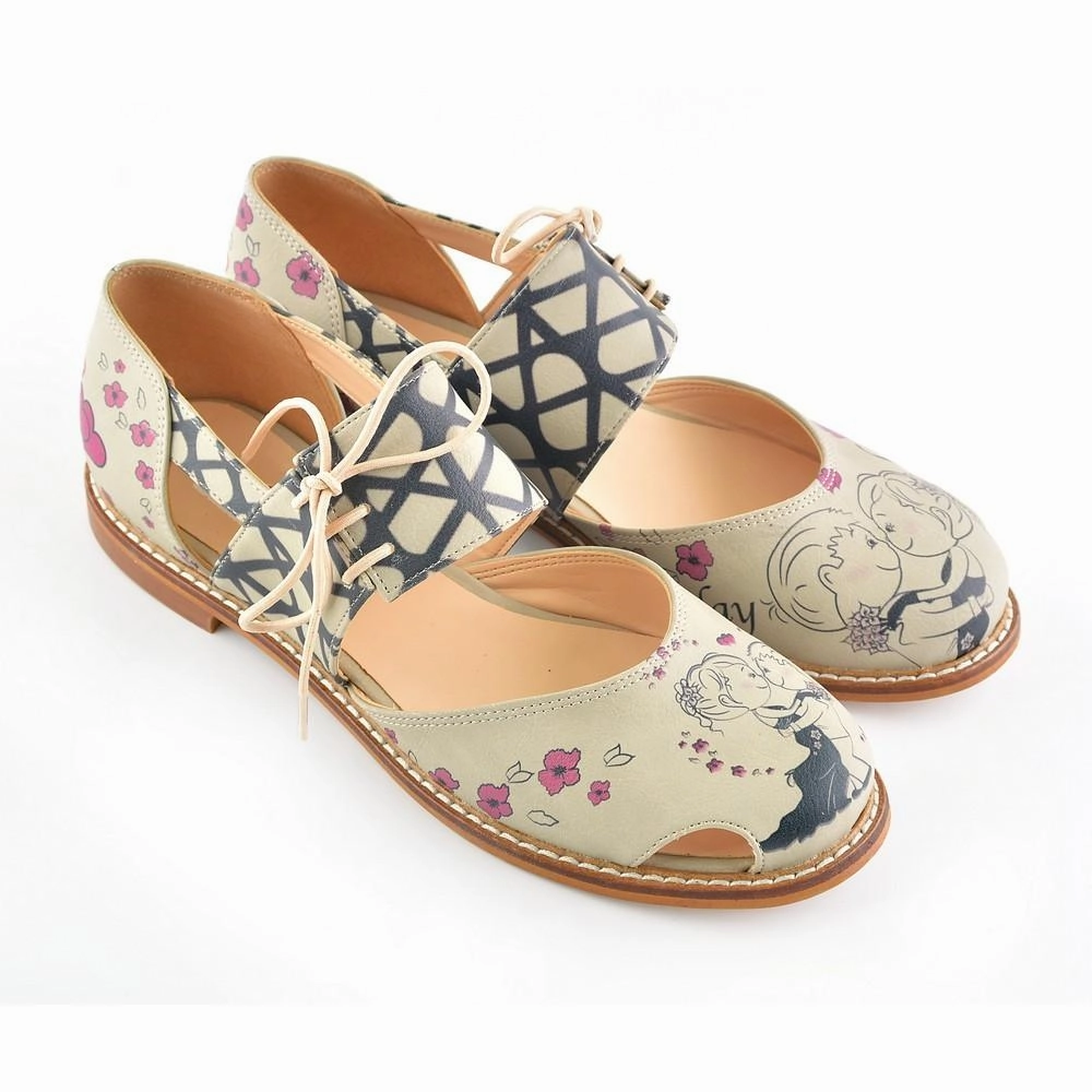 Toe Guard Heart Glow Ballerinas Shoes YAG102