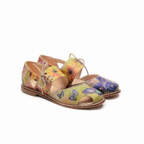 Ballerinas Shoes YAG108 Green Core