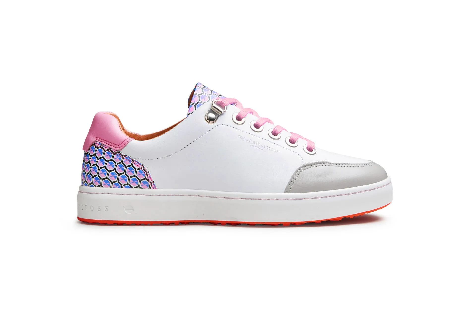 leather upper style Running Trip Fieldfox | Geo White/Pink