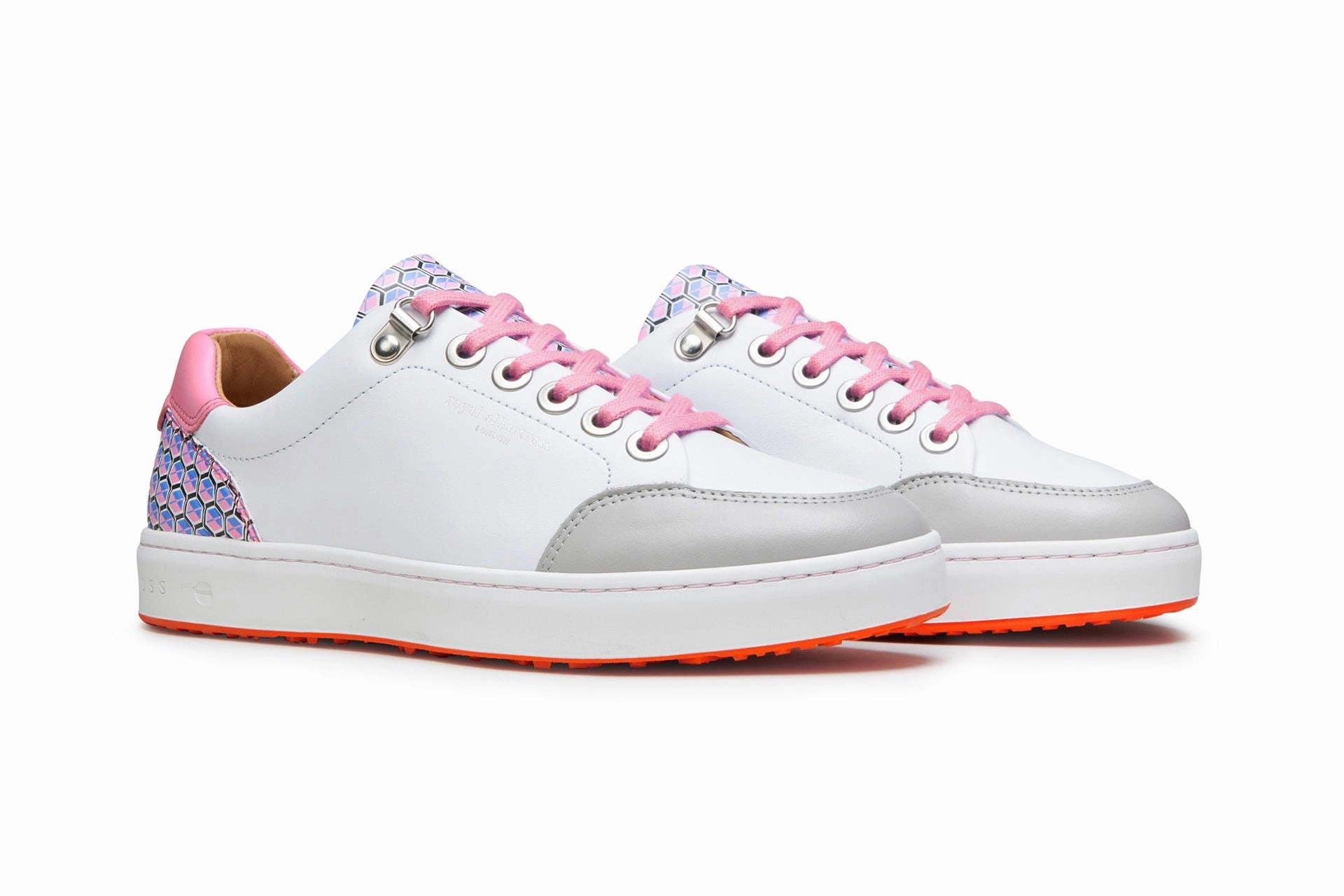 lace - up shoes bat Fieldfox | Geo White/Pink