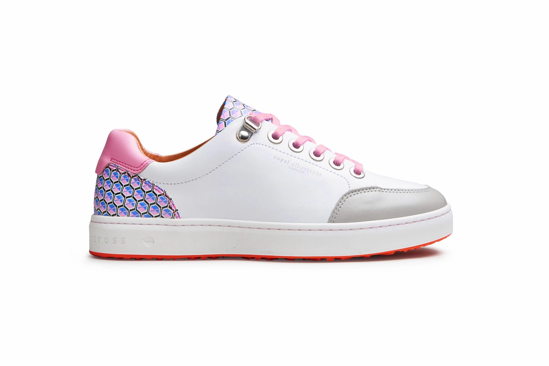 Shock absorption Ballet flats with anti - slip Fieldfox | Geo White/Pink