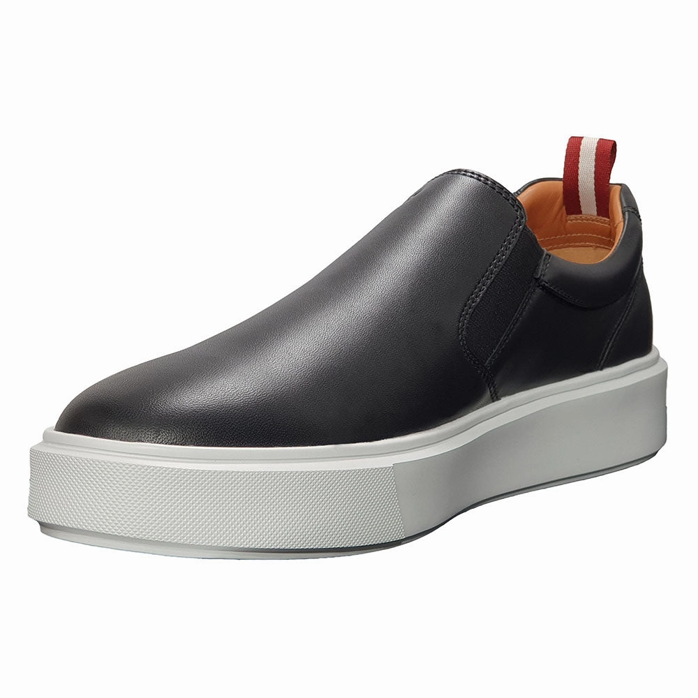 Asics Shoe Types Explained Bally Charles 6240396 Men's Black Lamb Leather Sneakers