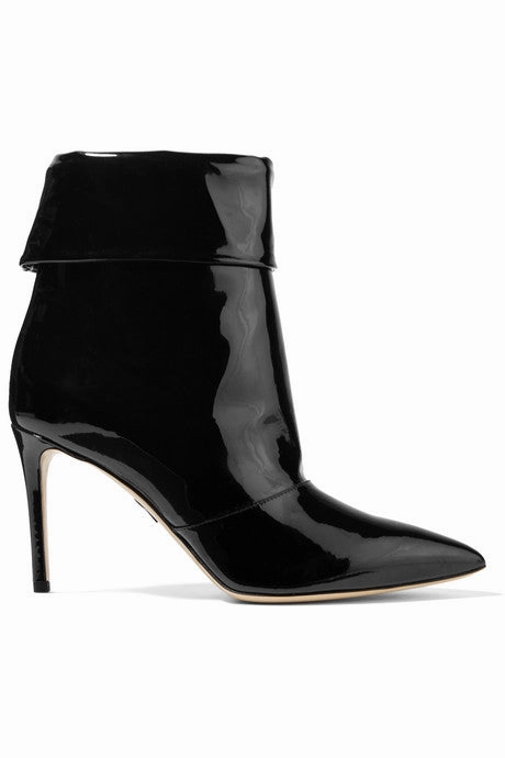 Banner patent-leather ankle boots Adidas Shoes Size 12