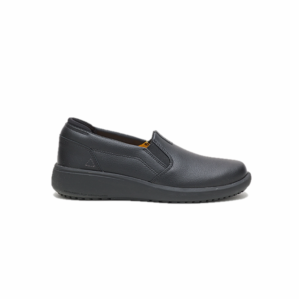 Snow Explorer CATERPILLAR P51048-M PRORUSH SR  SLIP ON WP WMN'S (Medium) Black Leather Work Shoes