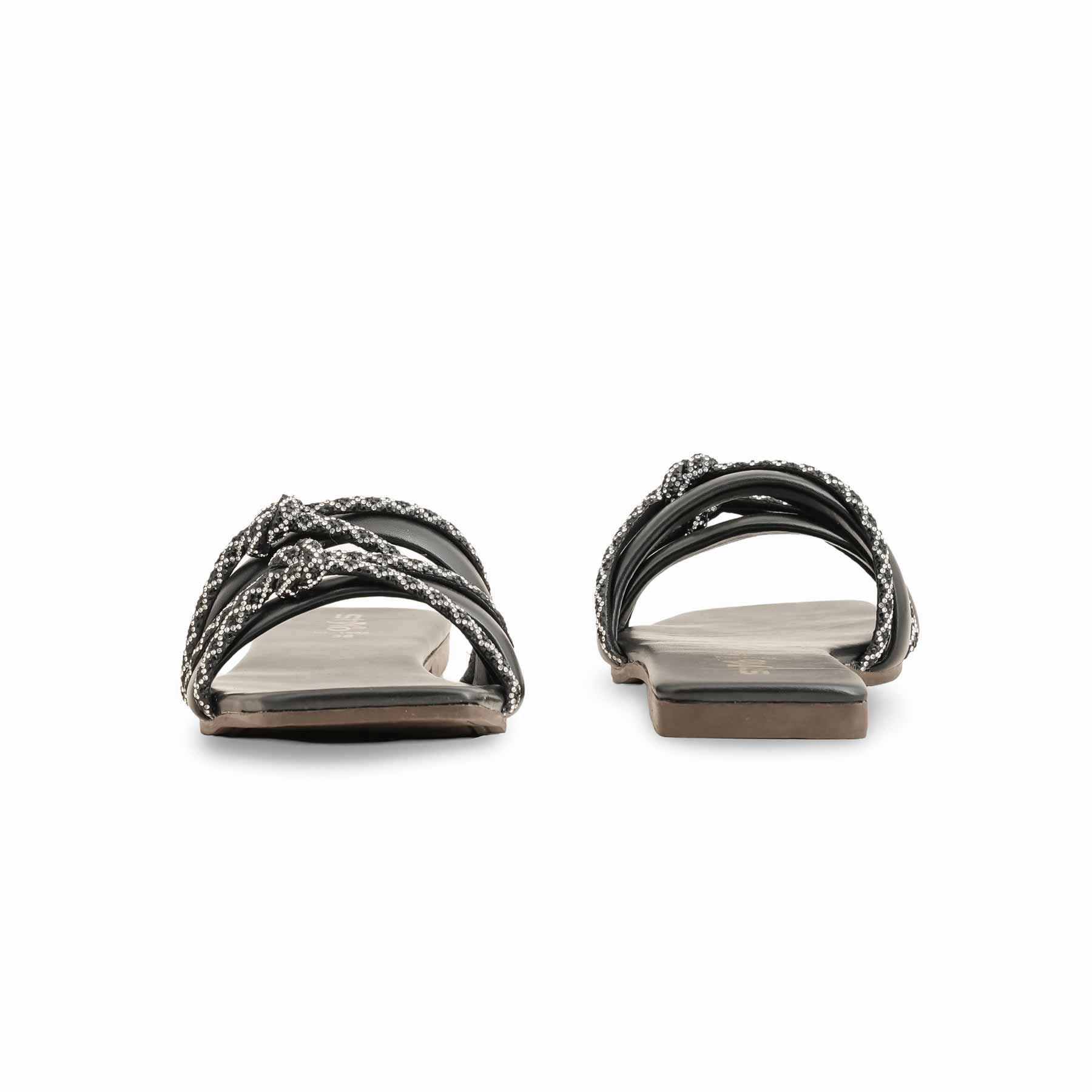 Black Casual Slipper For Women CL1964 Kuromi Slippers