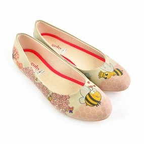 Comfort arch Injury Safe Bee Ballerinas Shoes 1077