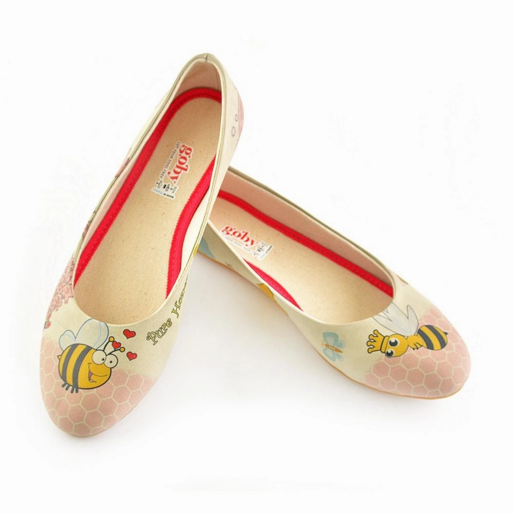 Shine Bright Bee Ballerinas Shoes 1077
