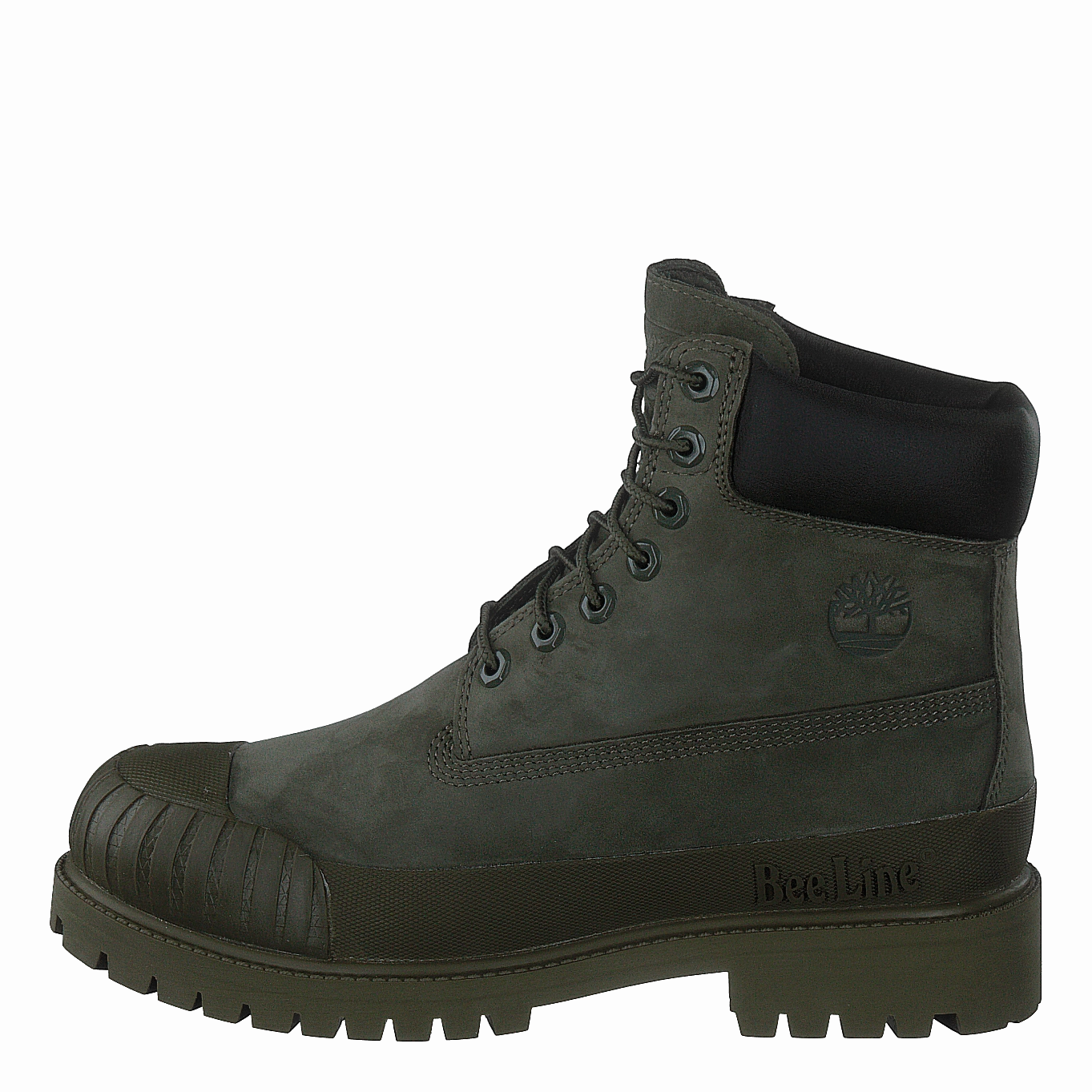 Custom Made Steel Toe Work Boots Beeline X 6" Prem Rubber Toe W Grape Leaf