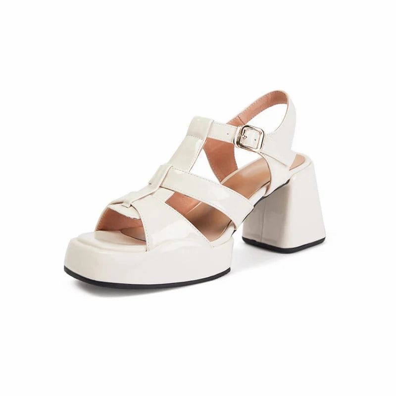 binfenxie 2024 New High Heels Gladiator Sandals Woman Open Toe Sexy Block Heel Platform Shoes Summer Women Sandals Dress Shoes Cole Haans Dress Shoes