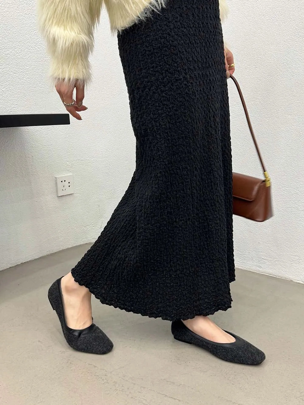 binfenxie  -  Fashion Women Flats Loafers Autumn Spring Shallow Slip On Dress Shoes Casual Daily Party Comfortable Walk Office Shoes Woman 39 Mudd Loafers