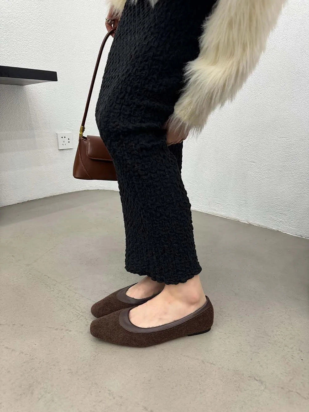 On Cloud Loafers binfenxie  -  Fashion Women Flats Loafers Autumn Spring Shallow Slip On Dress Shoes Casual Daily Party Comfortable Walk Office Shoes Woman 39