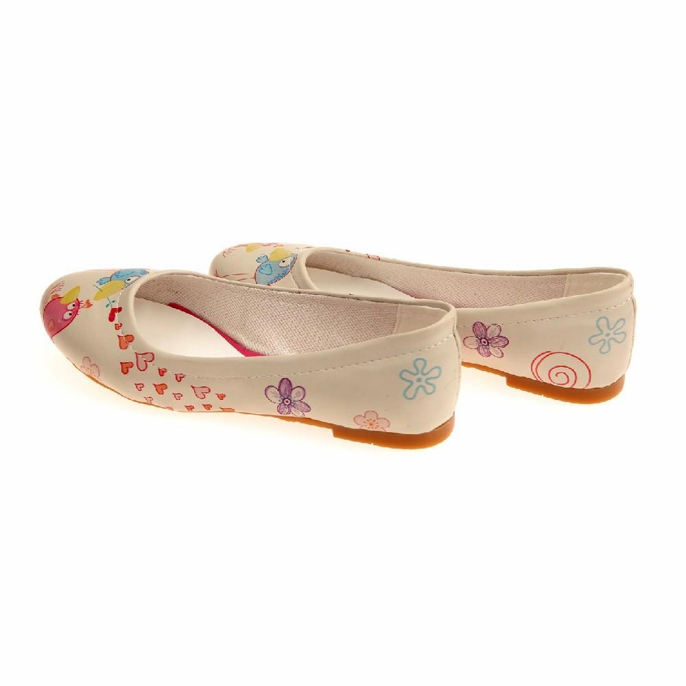 Birds Ballerinas Shoes 1041 Soft Move Any Path