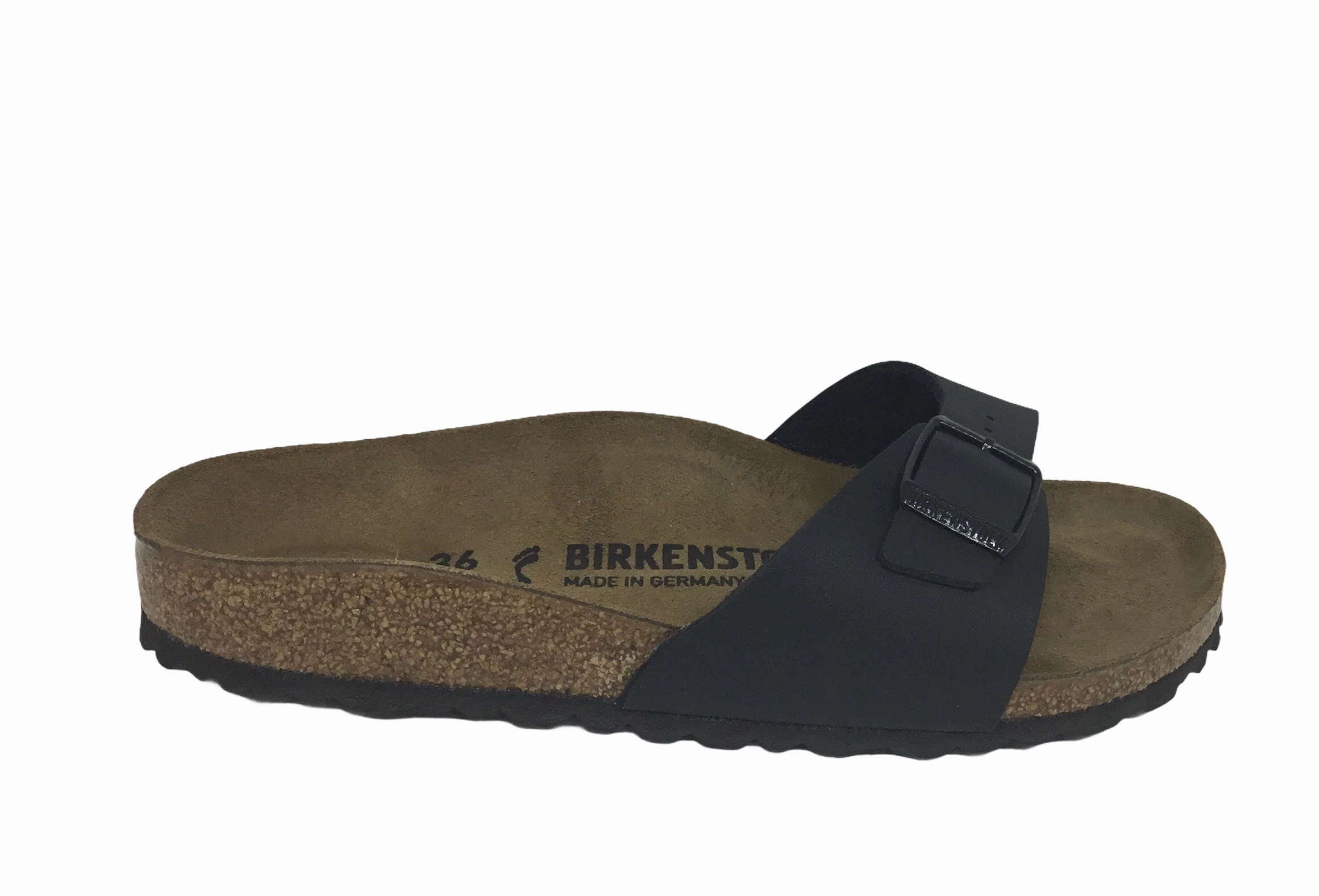 Birkenstock Madrid Black Narrow Fit Camp Step