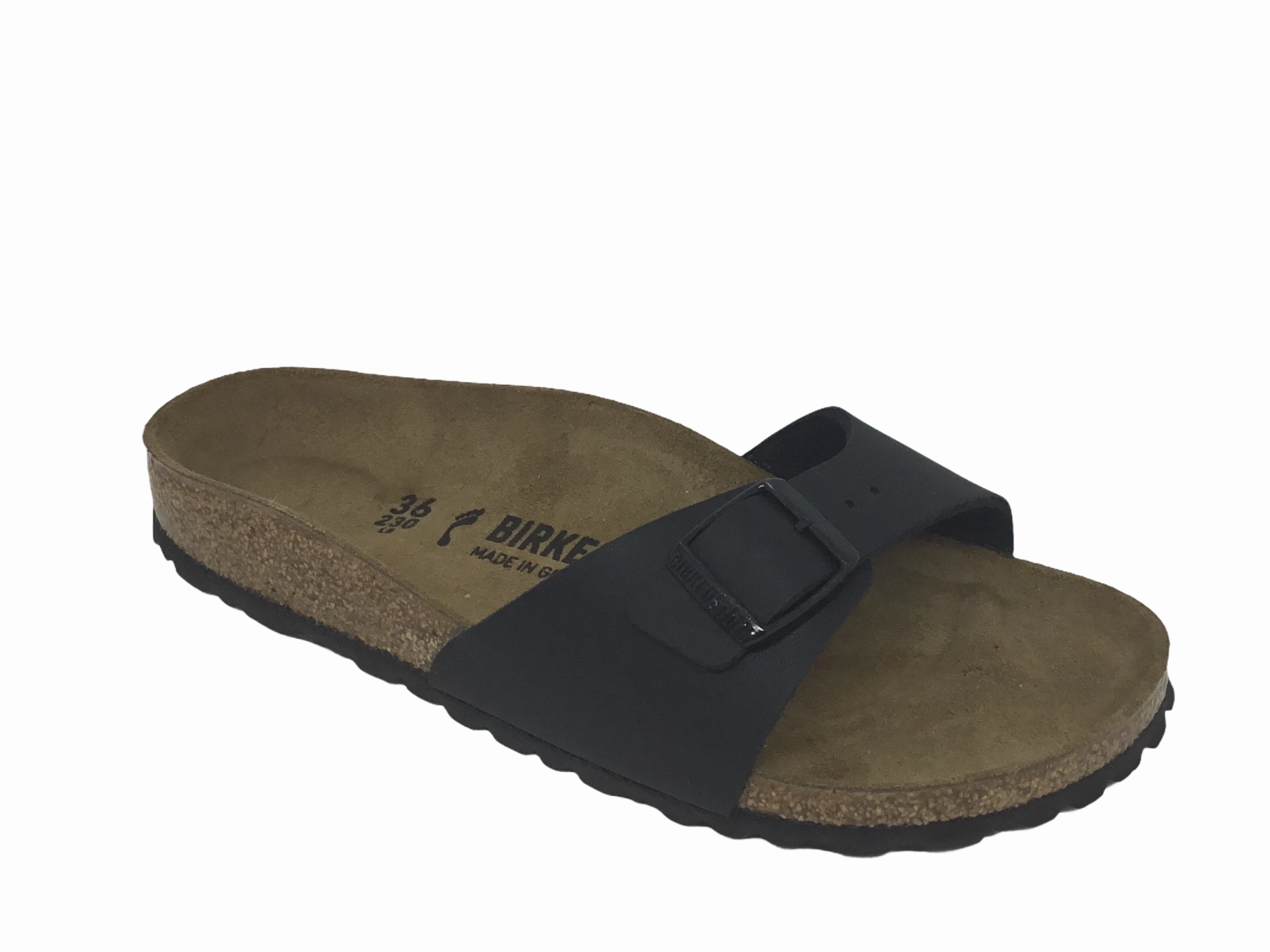 Birkenstock Madrid Black Narrow Fit Weekend Style