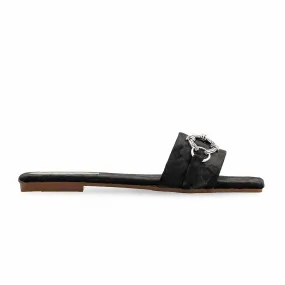 Slides From Walmart Black Casual Slipper CL2058