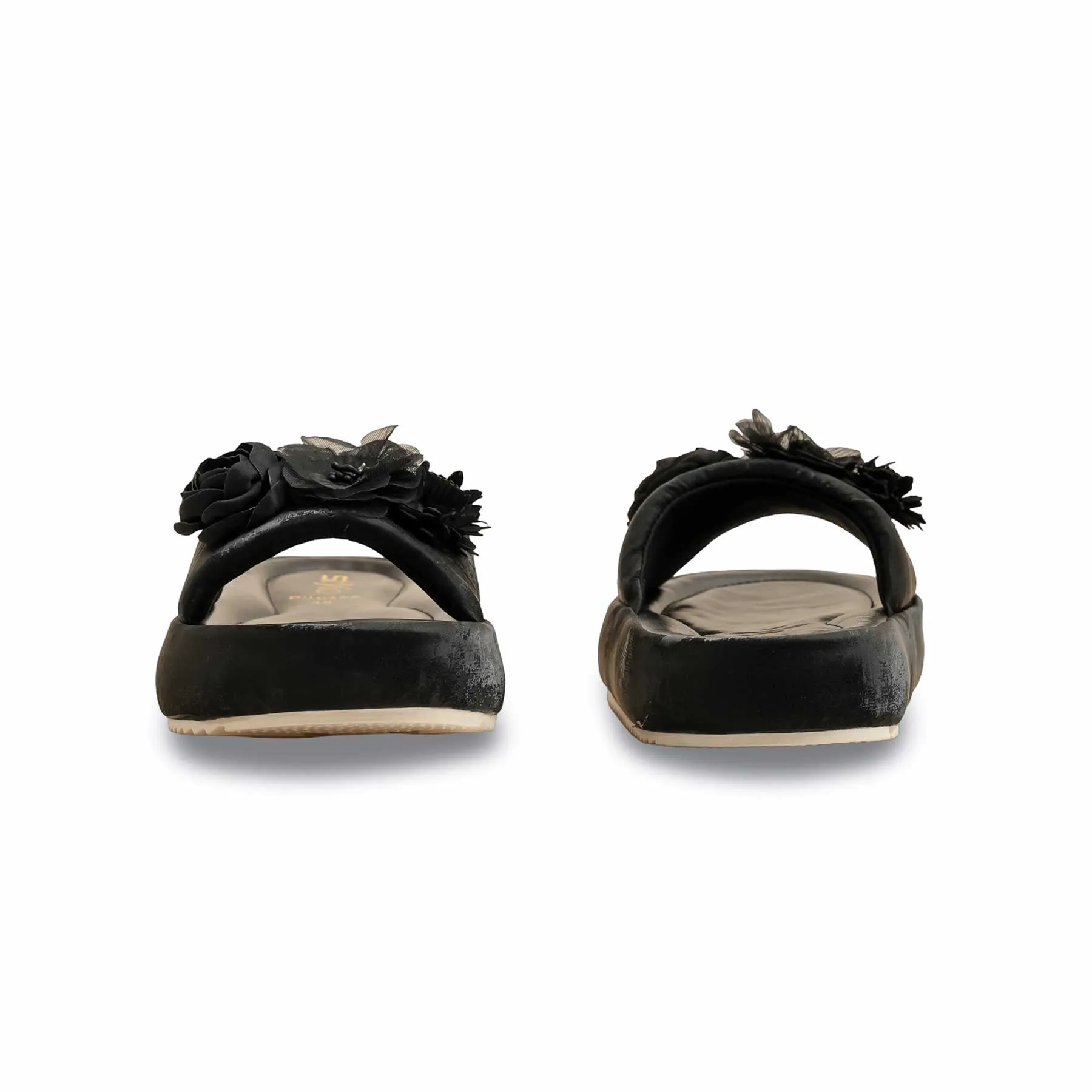 Plush Sneakers Slippers Black Formal Slipper PU0452