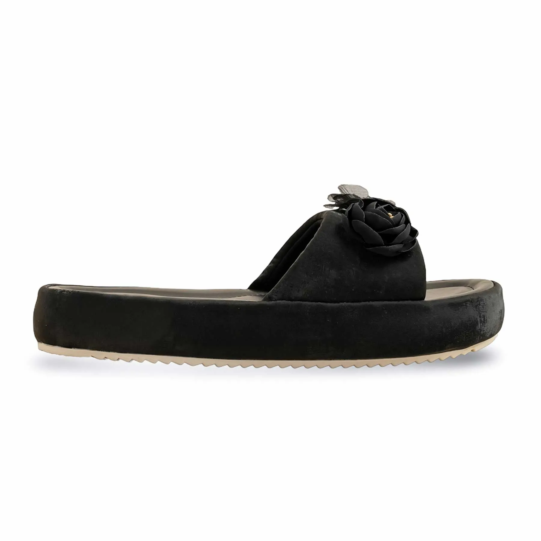 Black Formal Slipper PU0452 Hoodie Slippers