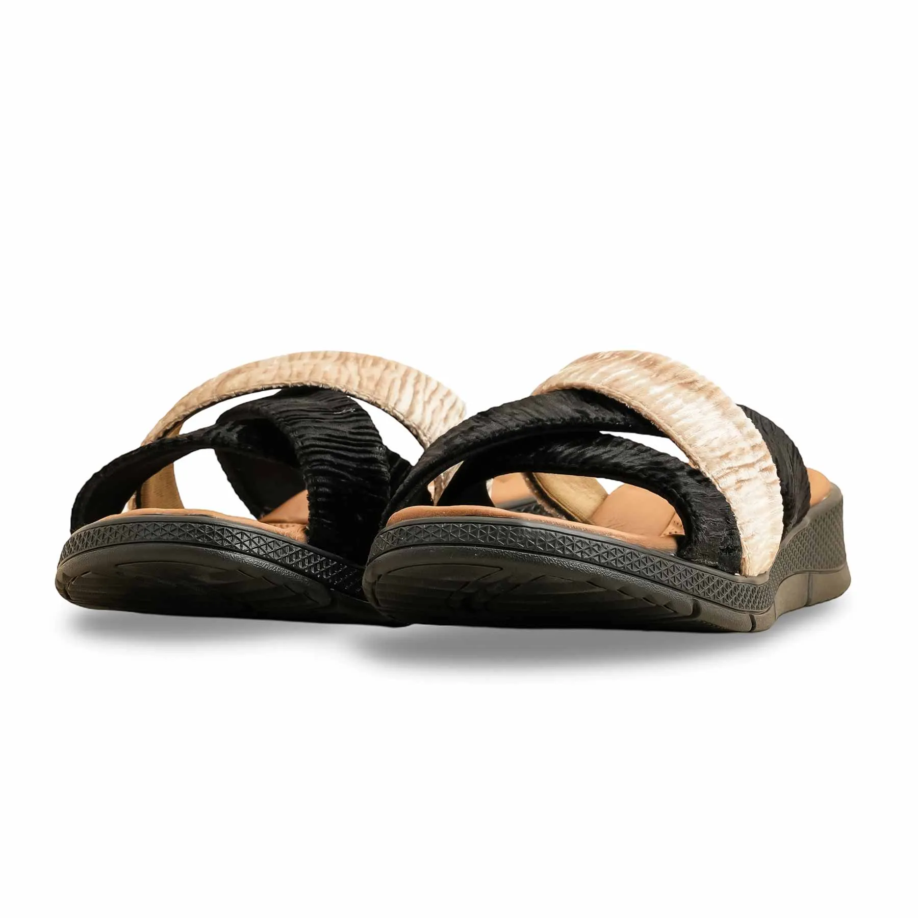 Vionic Slippers For Plantar Fasciitis Black Formal Slipper PU0567