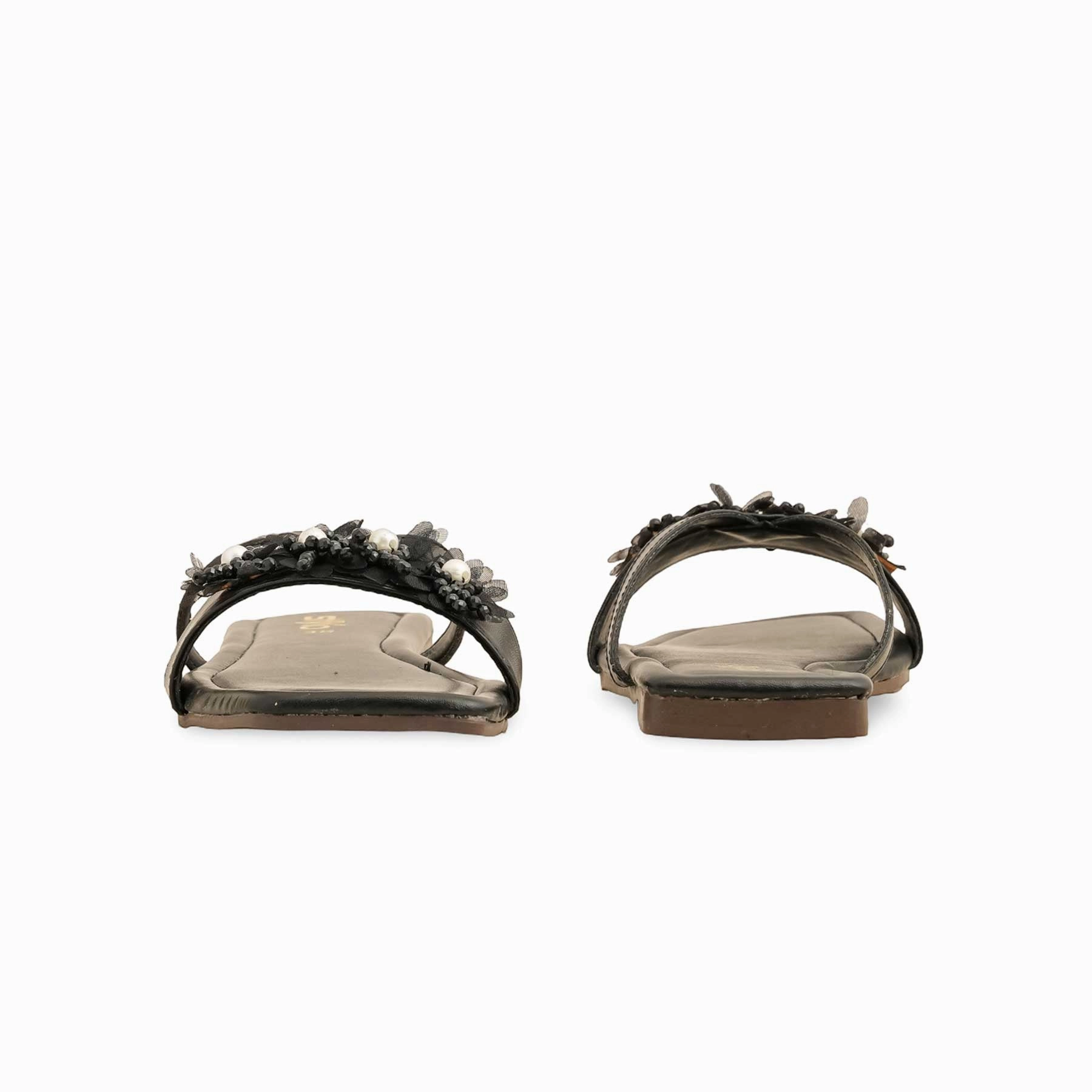 Return To Oz Ruby Slippers Black Casual Slipper CL2060