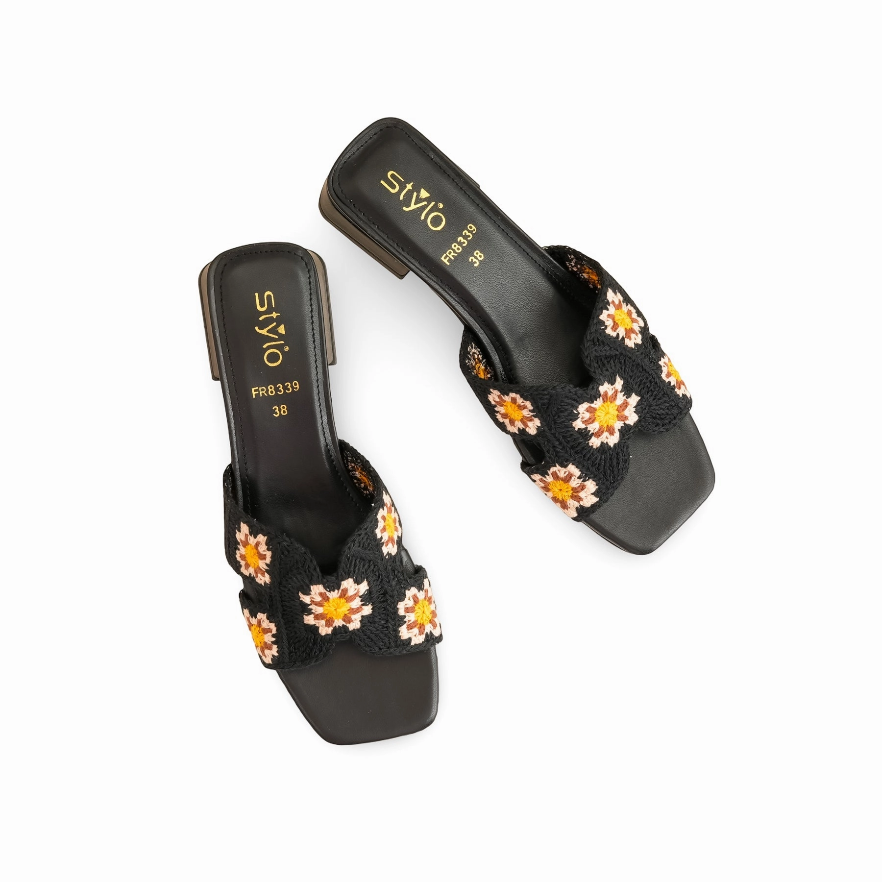 Super Mario Bros Slippers Black Formal Slipper FR8339