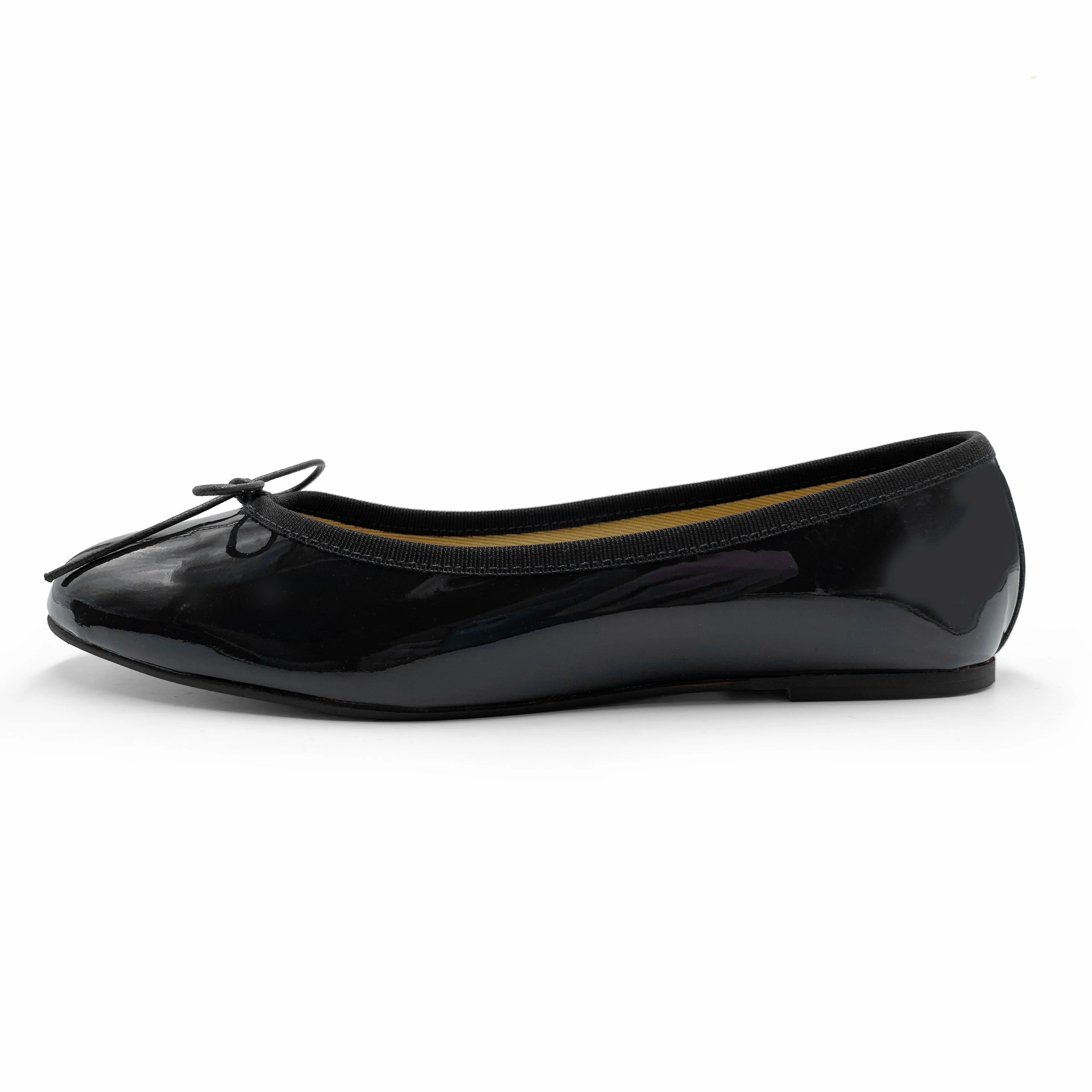 Black patent leather ballet flats Ladies Dress Shoes Low Heel