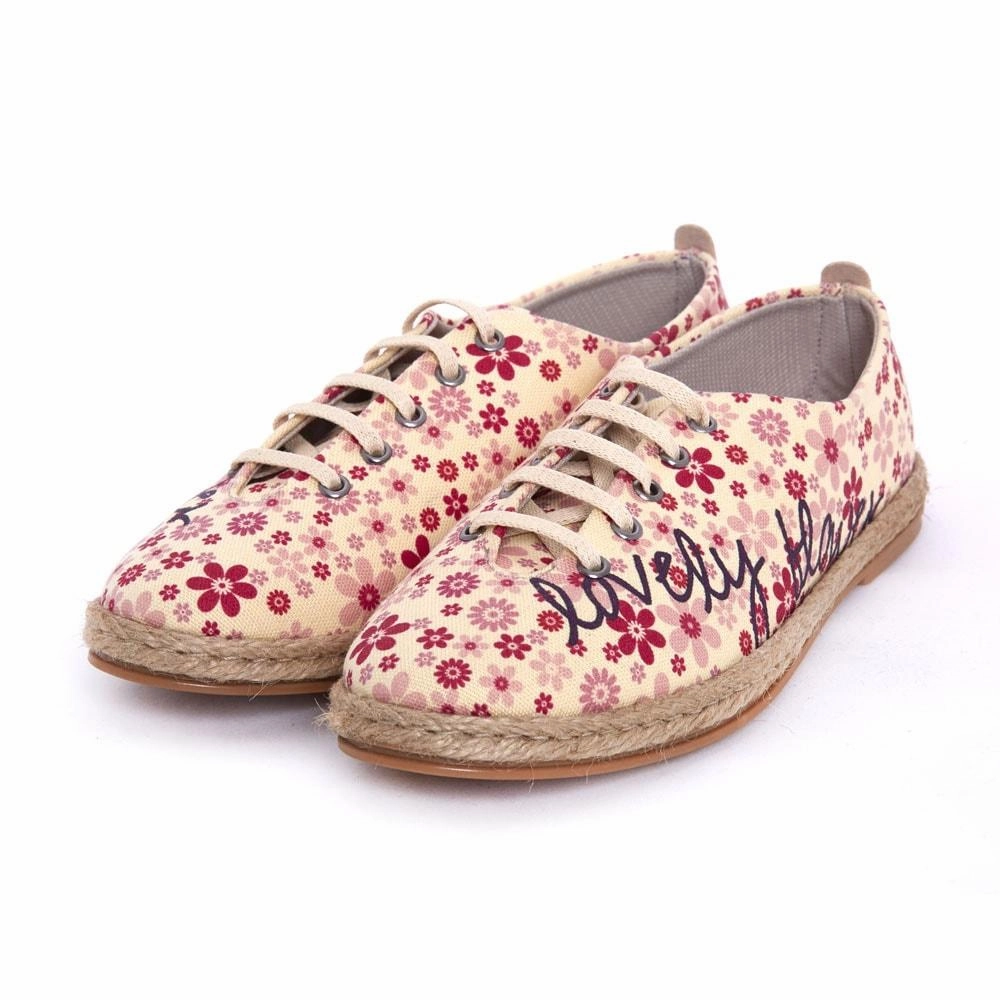 Flowers Ballerinas Shoes FBR1226 Leather Upper