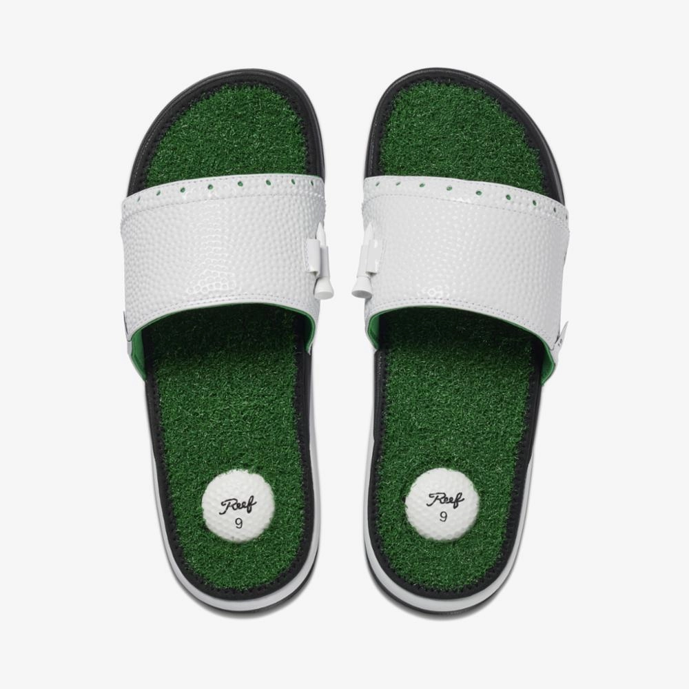 Reef  Men's Mulligan Slide Green M Spring Sandals