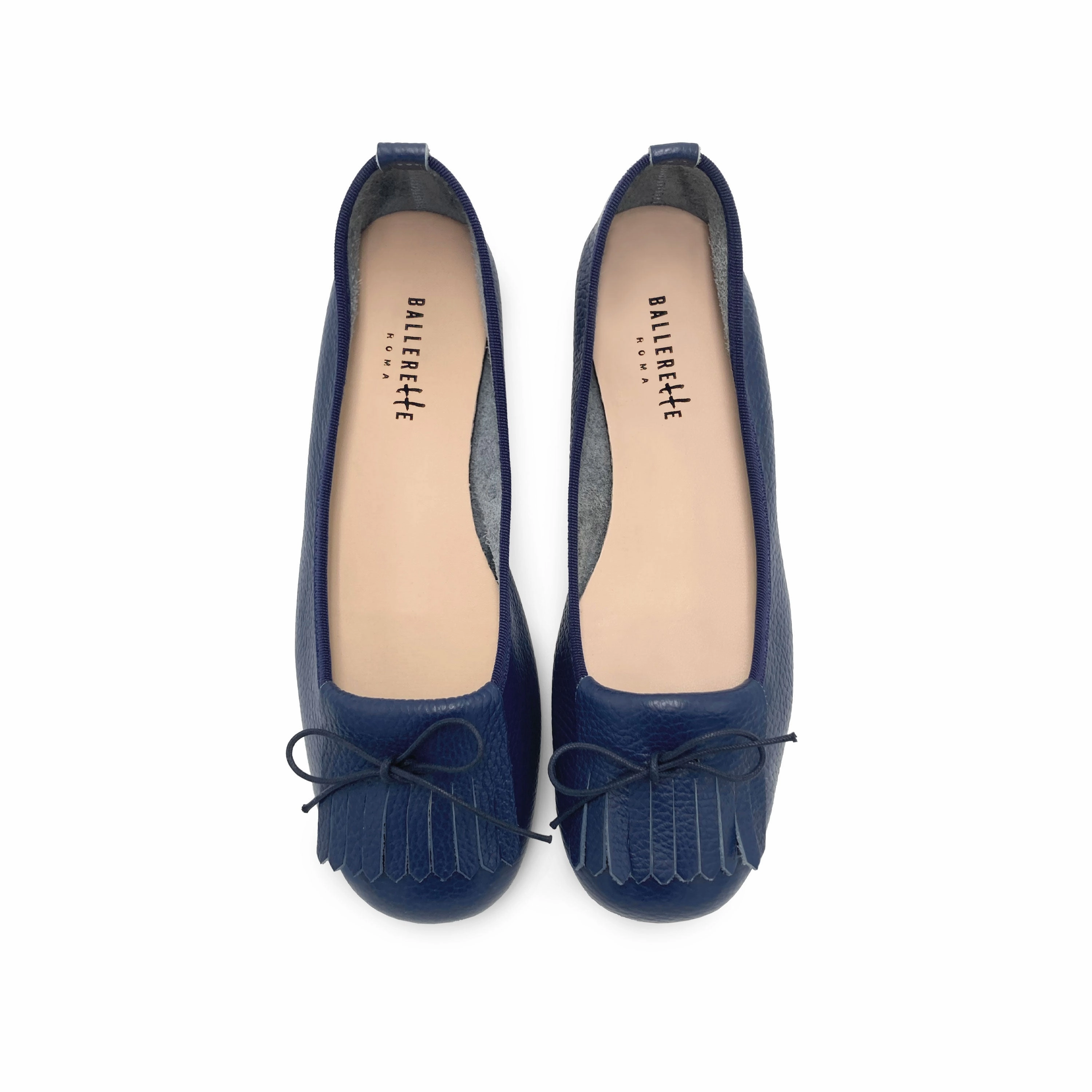 Wide Black Dress Shoes Blue leather moccasins with fringe