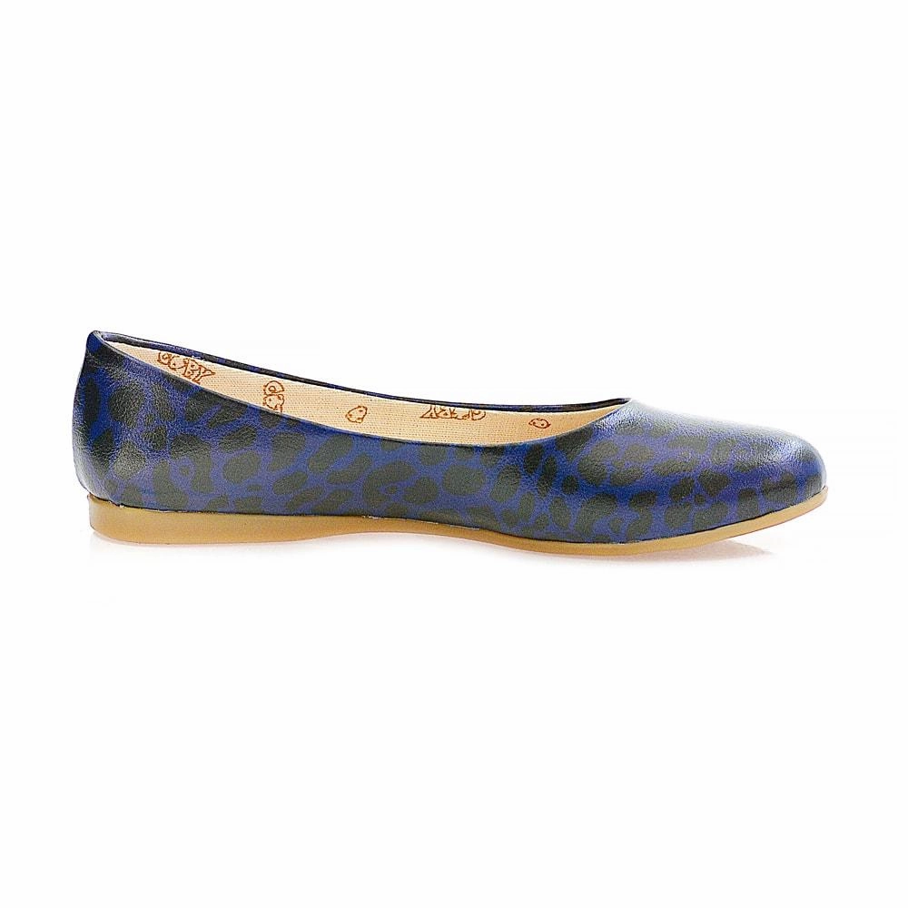 Blue Leopard Ballerinas Shoes 2003 Urban Sleek World Walk