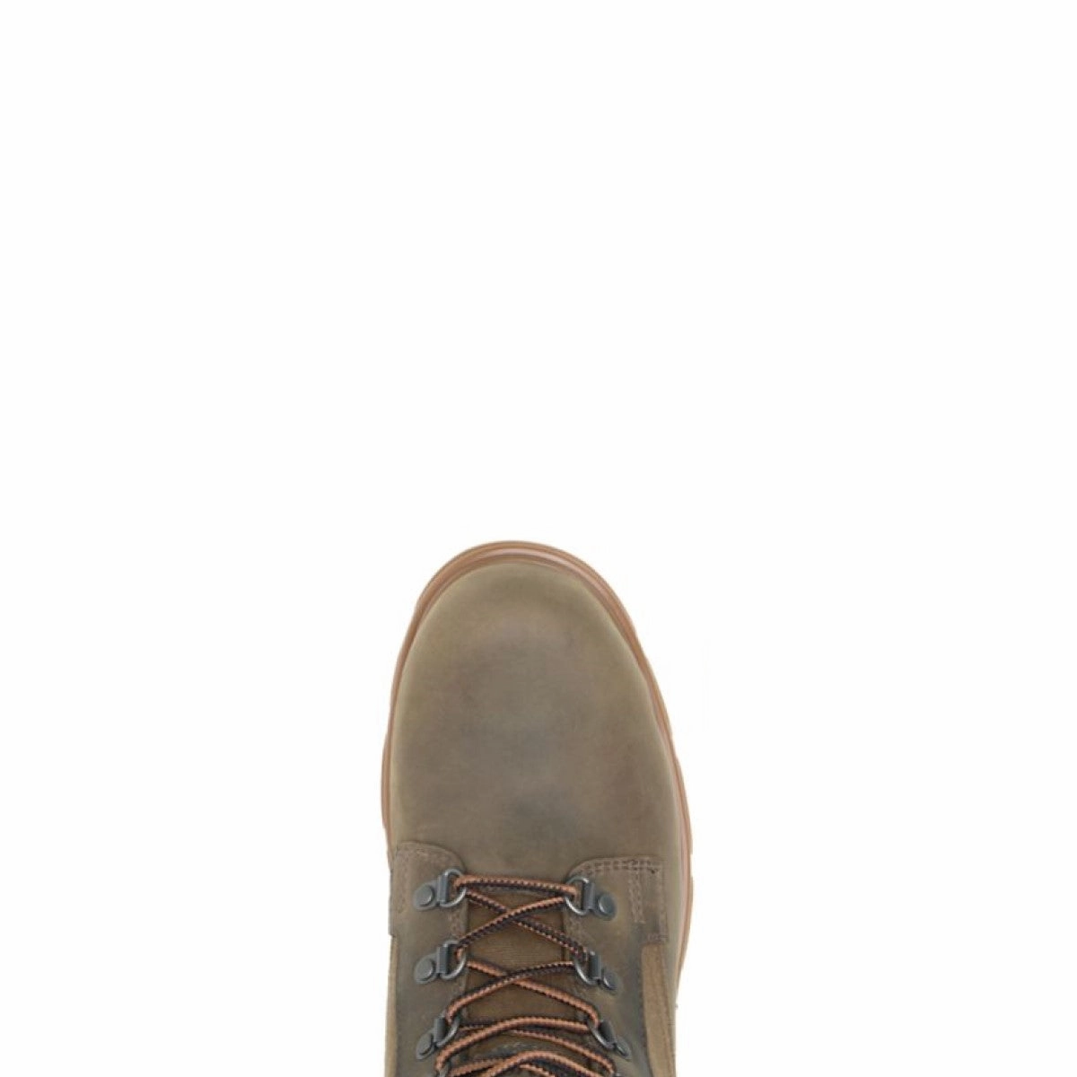 WOLVERINE W880201-EW DRUMMOND WP MN'S (Extra Wide) Gravel Leather/Canvas Work Boots Streamlined Shape Urban Flex