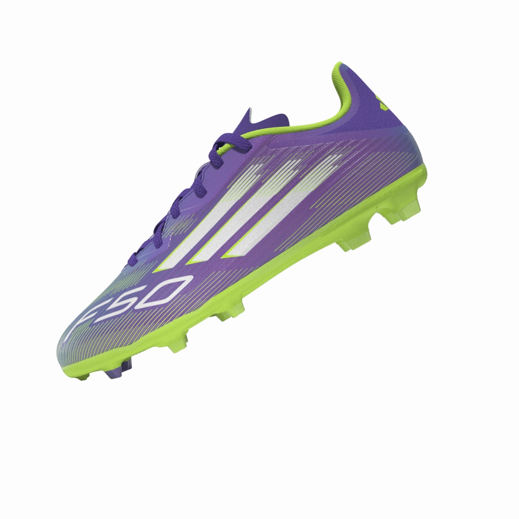 Cheap Soccer Cleats Uk adidas F50 League Firm/Multi-Ground Soccer Cleats Kids -Purple/White/Lemon