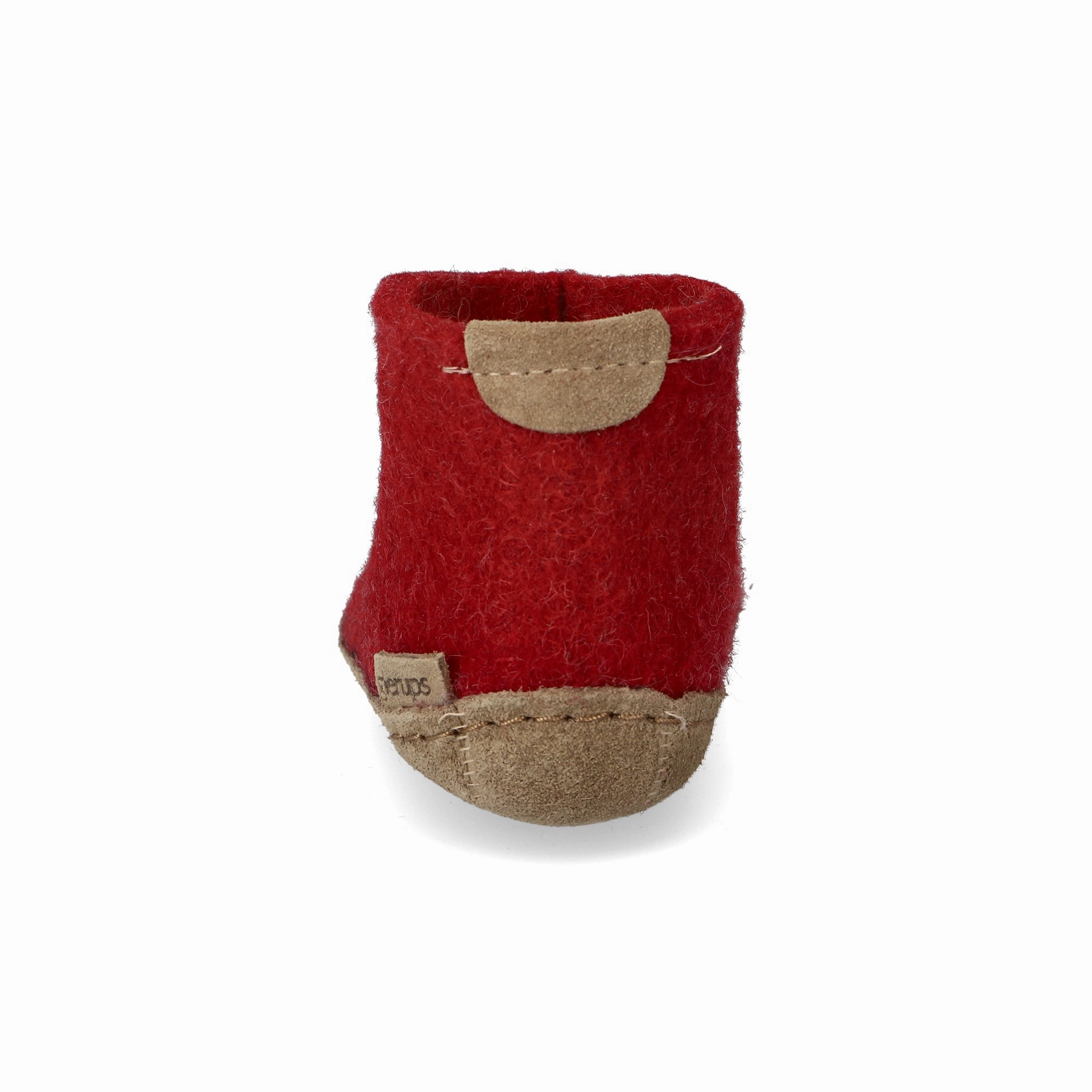 glerups Boot kids Boot with leather sole Red