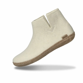 Strong Energy Return Durable Impact Guard Boot with leather sole - Off white