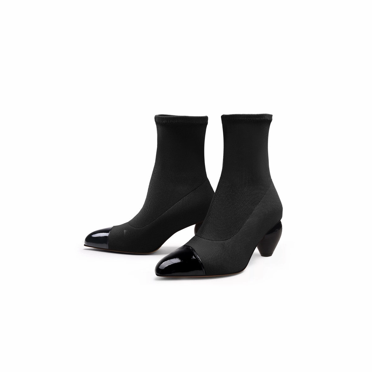 Best Work Boots Lightweight Sock Boots with Spiral Heels