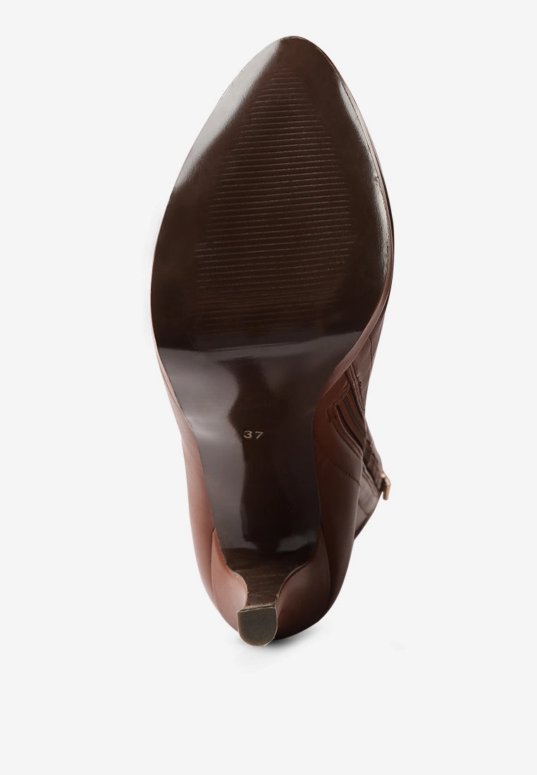 Confetti Stretch Pu High Heel Long Boots Diligencia Boots