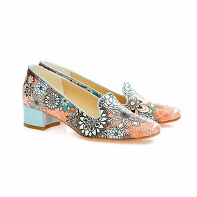 Pattern Career Heel Shoes BYZ214 Shine Bright Garden Mood