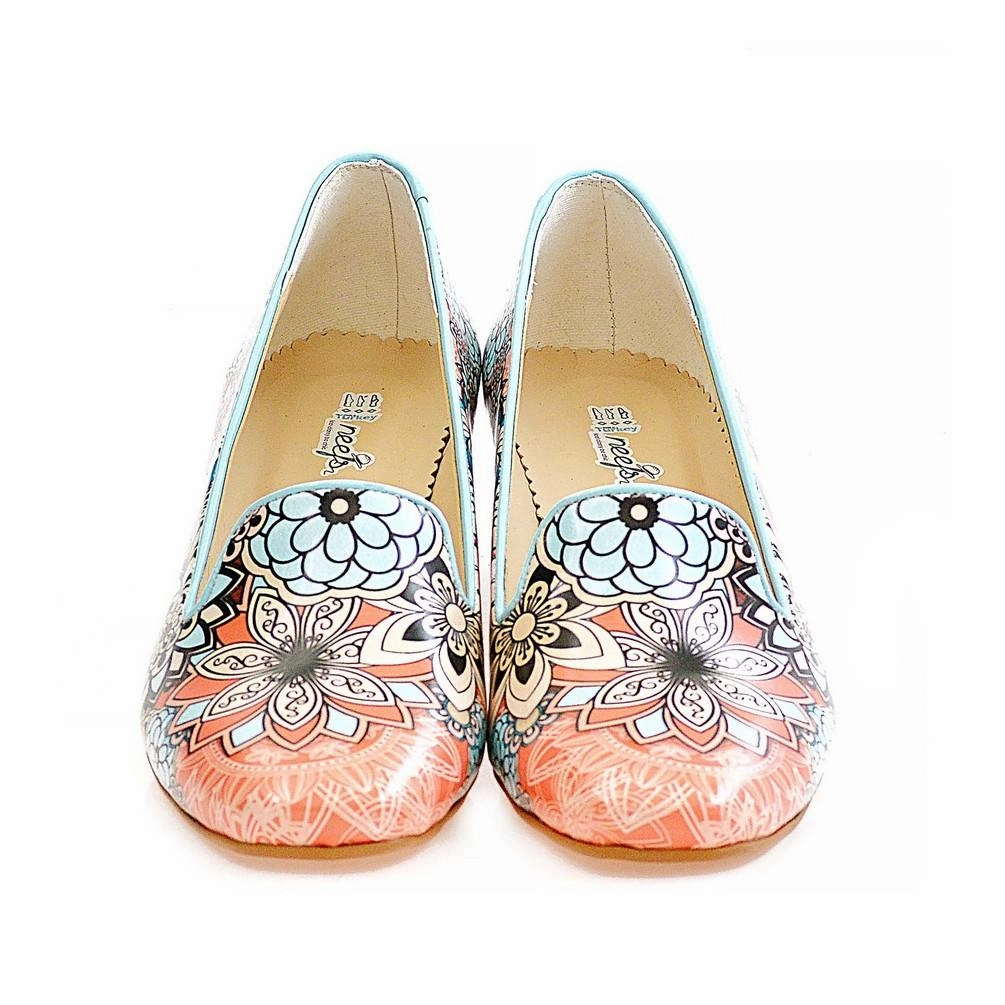 Pattern Career Heel Shoes BYZ214 Comfort Upper