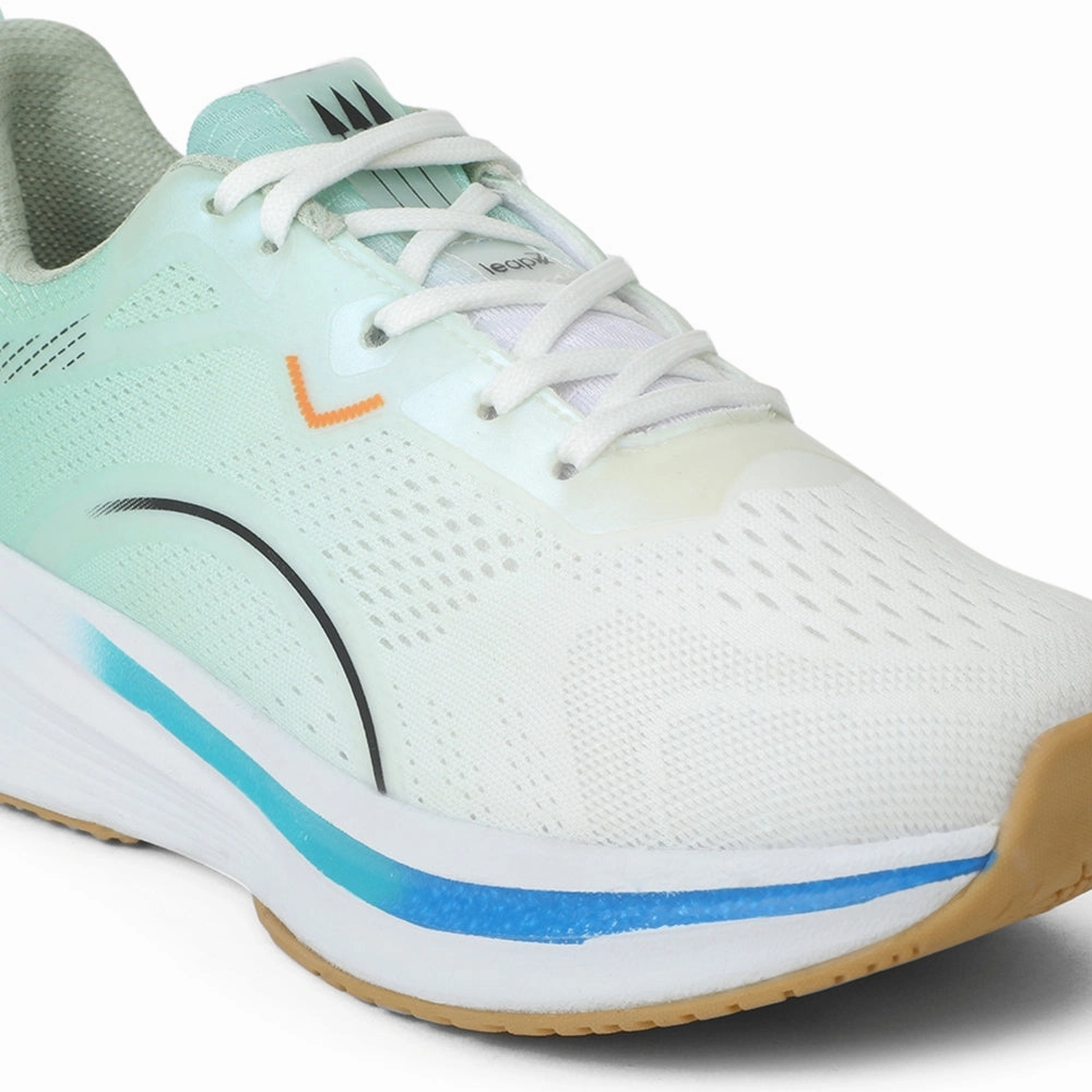 Bsr 3 Training Shoes Leap7x Sea Green Sports Lacing Running Shoes For Men PACIFIC-1E By Liberty