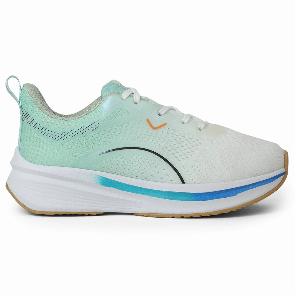 Court Training Shoes Leap7x Sea Green Sports Lacing Running Shoes For Men PACIFIC-1E By Liberty