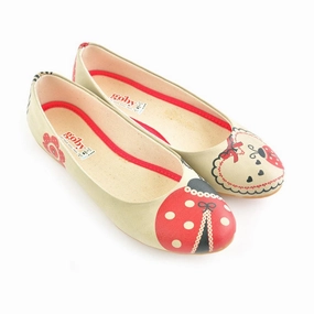 Beach Fun Soft Interior Ladybug Ballerinas Shoes 2009