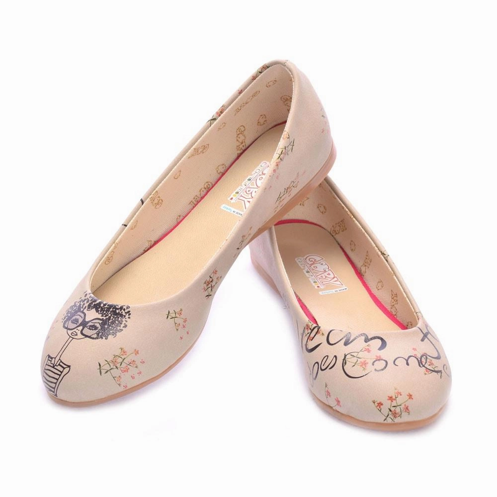 Meadow Glow Curly Girl Ballerinas Shoes 1025