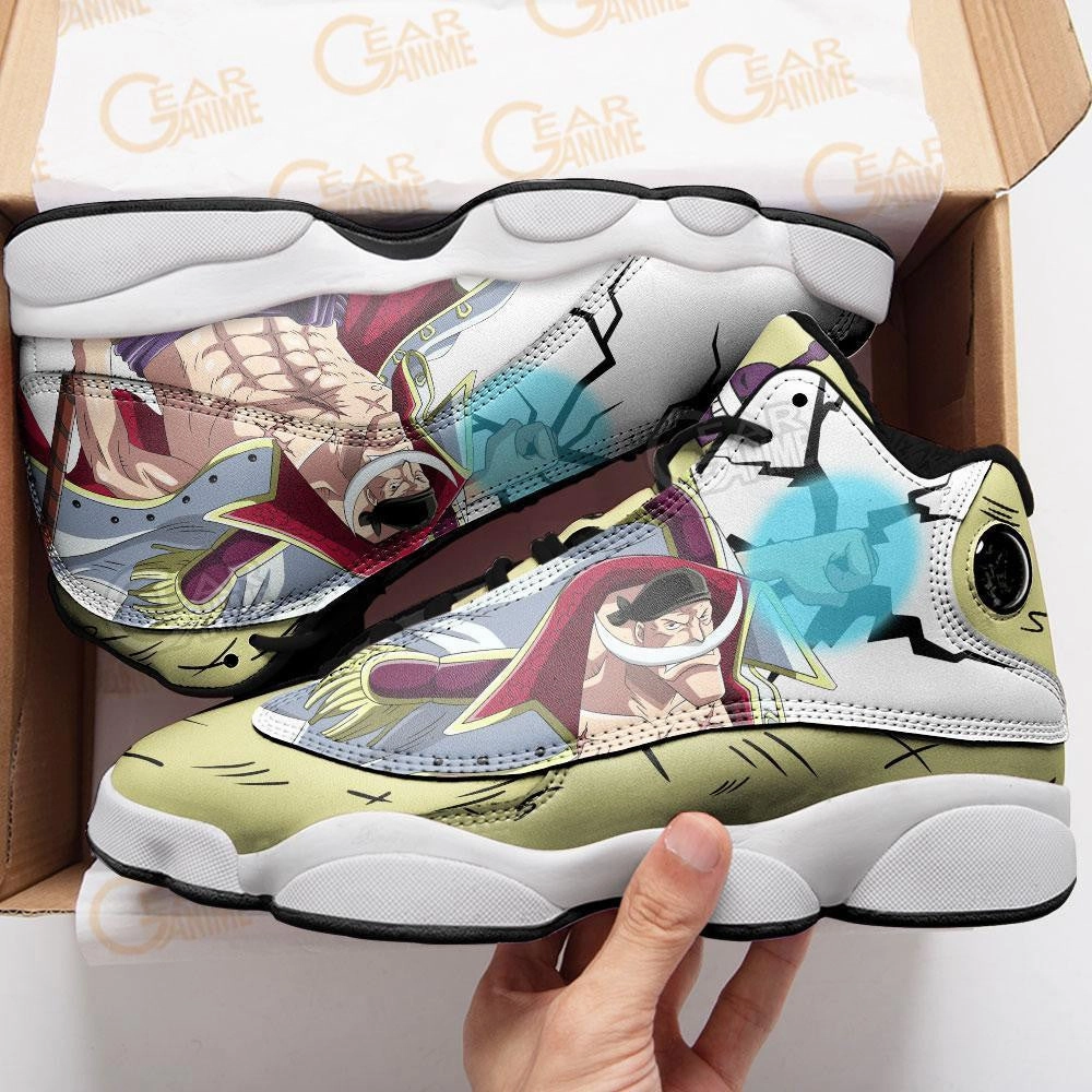 Edward Newgate Whitebeard Sneakers Custom Anime OP Shoes Asics Stefon Diggs Shoe