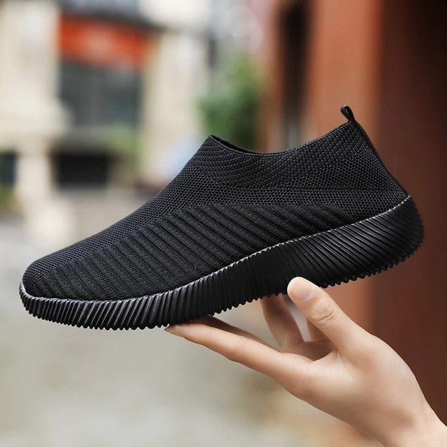 Slip on Sneakers for Women Fashion Loafers Perforated Flats Sports Cushioned Insole Comfortable Walking Casual Shoes Summer Suede Loafers