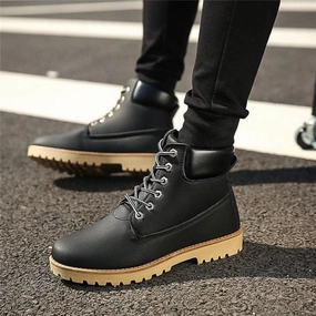 Brand Men's Boots Military boot Chukka Ankle Bot Desert High Top Army Male Causal Shoes Safety Combat Men Motocycle Boots Adidas Rugby Shoes