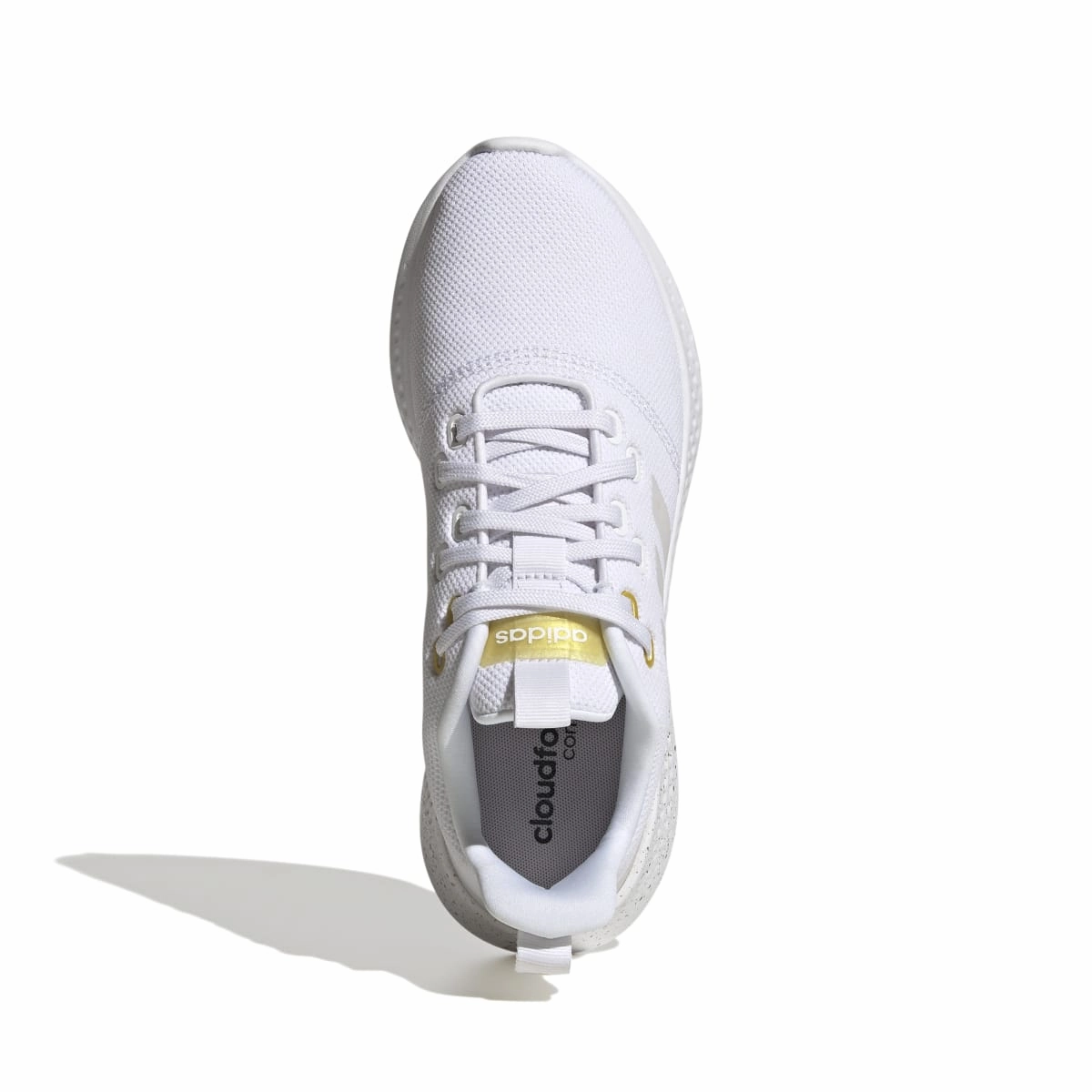 Weekend Trip Shore Path ADIDAS GV8926 PUREMOTION WMN'S (Medium) White/White/Yellow Textile Running Shoes