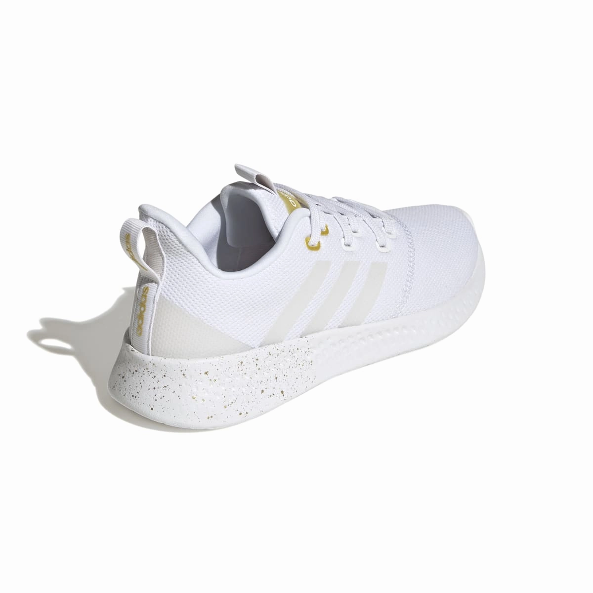 ADIDAS GV8926 PUREMOTION WMN'S (Medium) White/White/Yellow Textile Running Shoes Wet Land