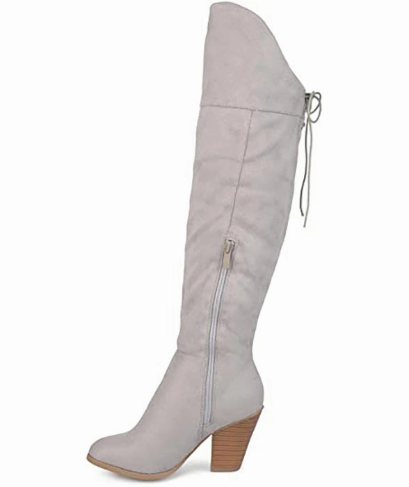 Adidas Rider Shoes Brinley Co. Womens Spritz Faux Suede Over-The-Knee Boots  Color Gray