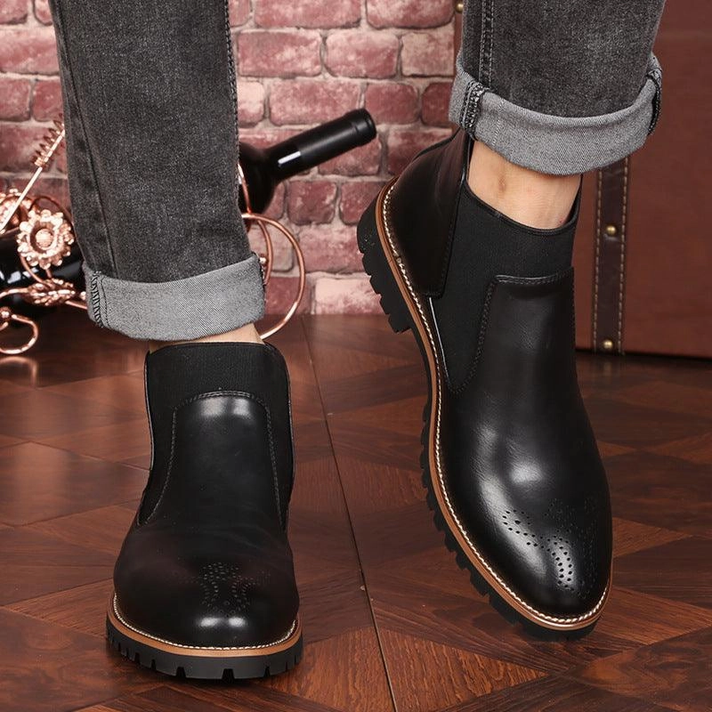 Public Desire Boots Brock Leather Boots Men Shoes Men